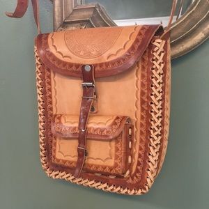 🌵Festival Leather Saddle Bag🌵